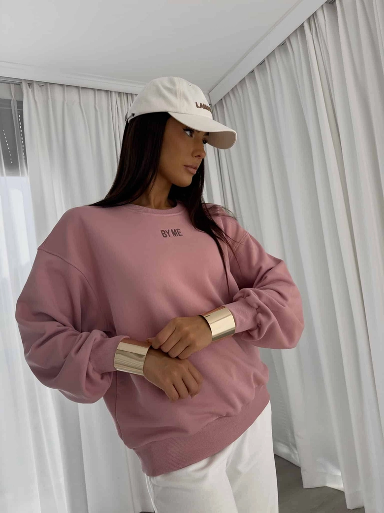 Bluza COTTON - brudny róż