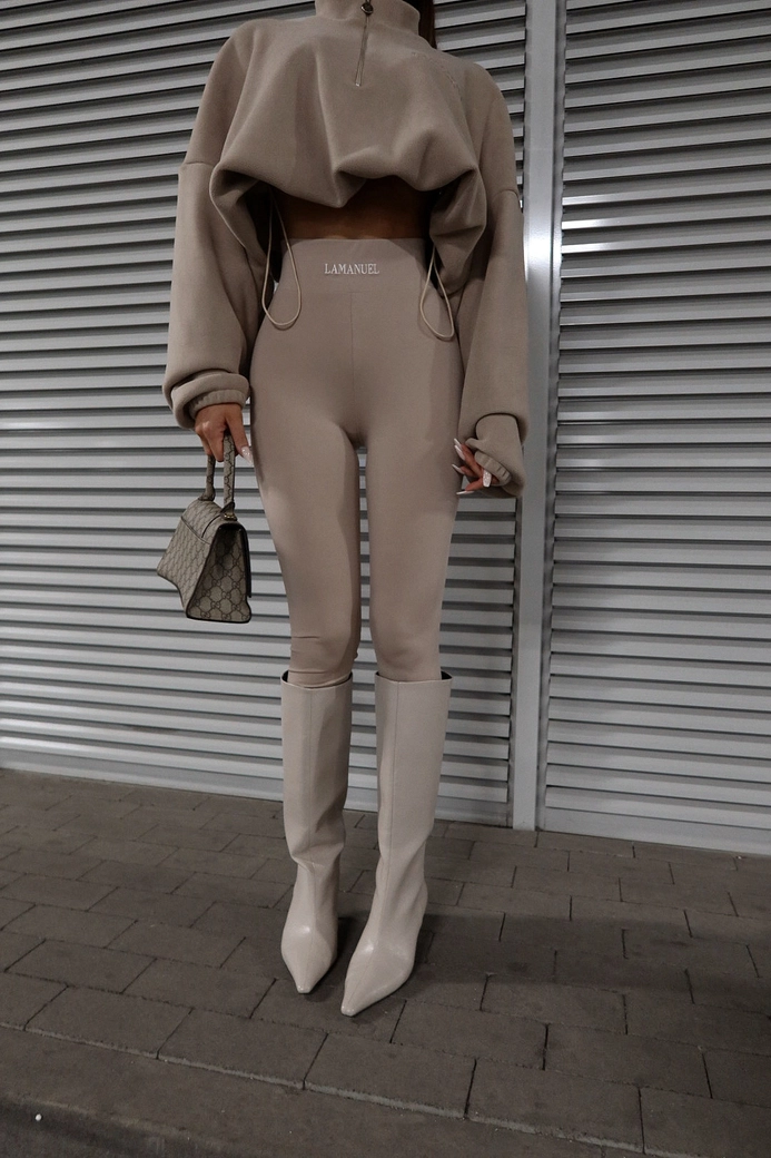 Legginsy ATTRACT beż