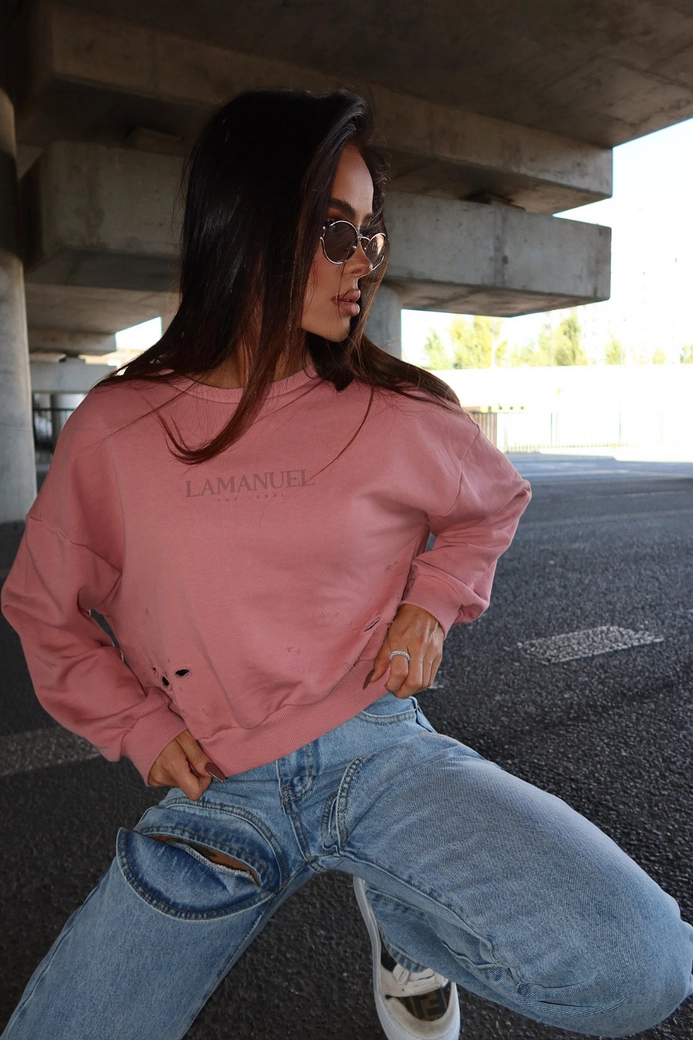 Bluza ABOUT brudny róż