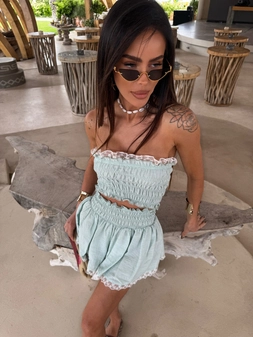 Komplet BEACHY mięta