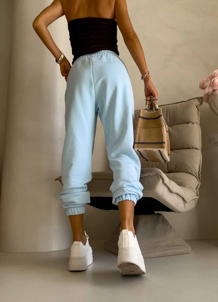 Spodnie dresowe CLASSIC - baby blue
