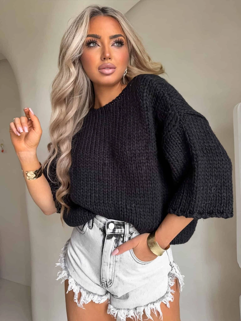 Kardigan ROYAL - czarny