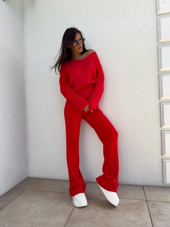 Komplet CANDICE – czerwony
