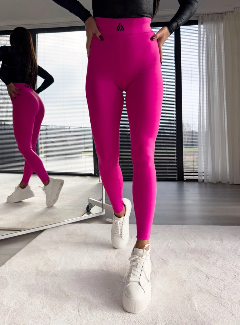 Legginsy GYM - cukierkowy róż G19396