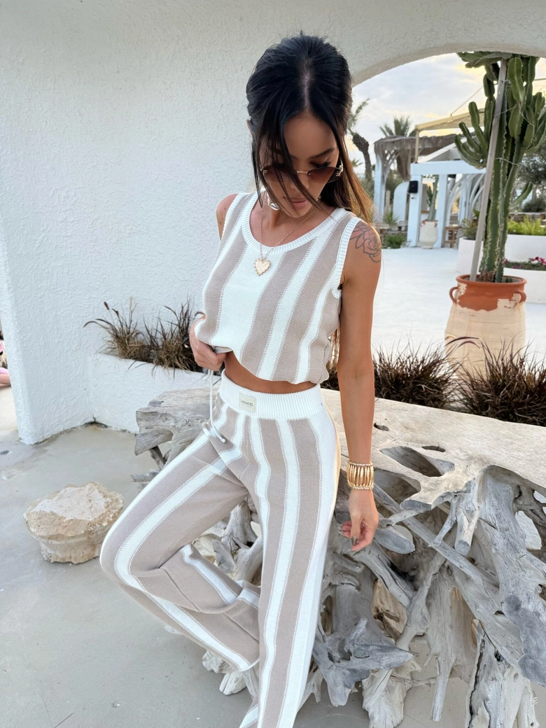 Komplet SANDY ecru/beż