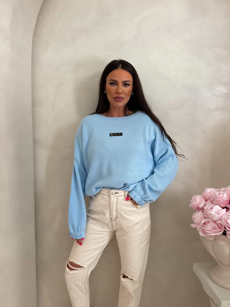 Sweter CANOA – niebieski