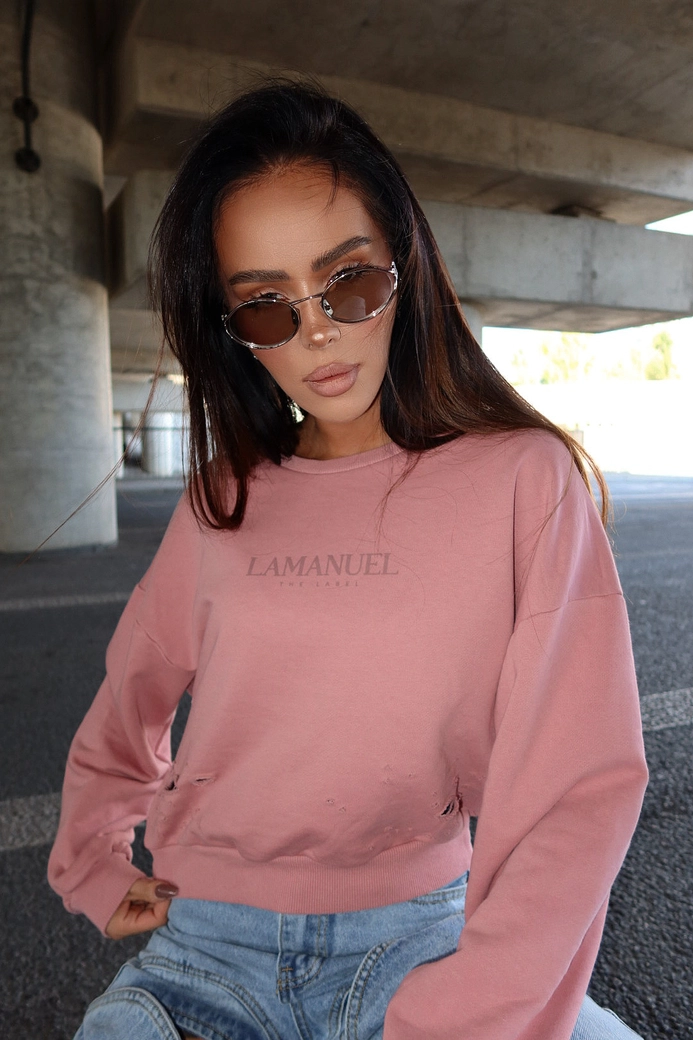 Bluza ABOUT brudny róż