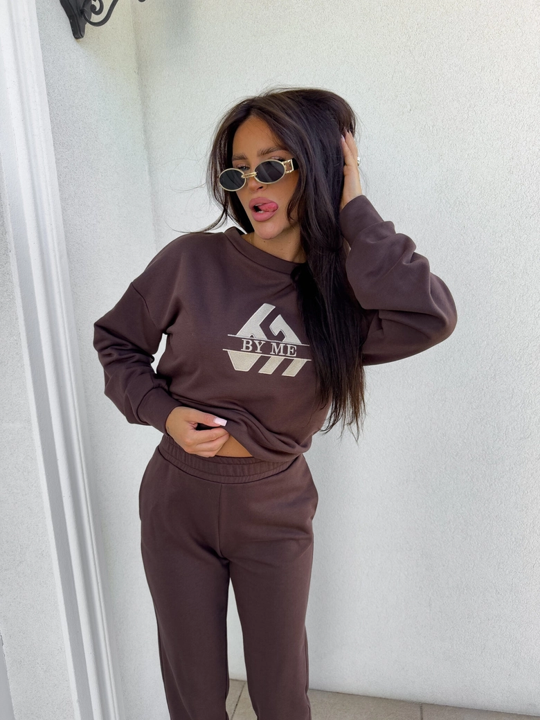 Bluza LUXIT – czekoladowa