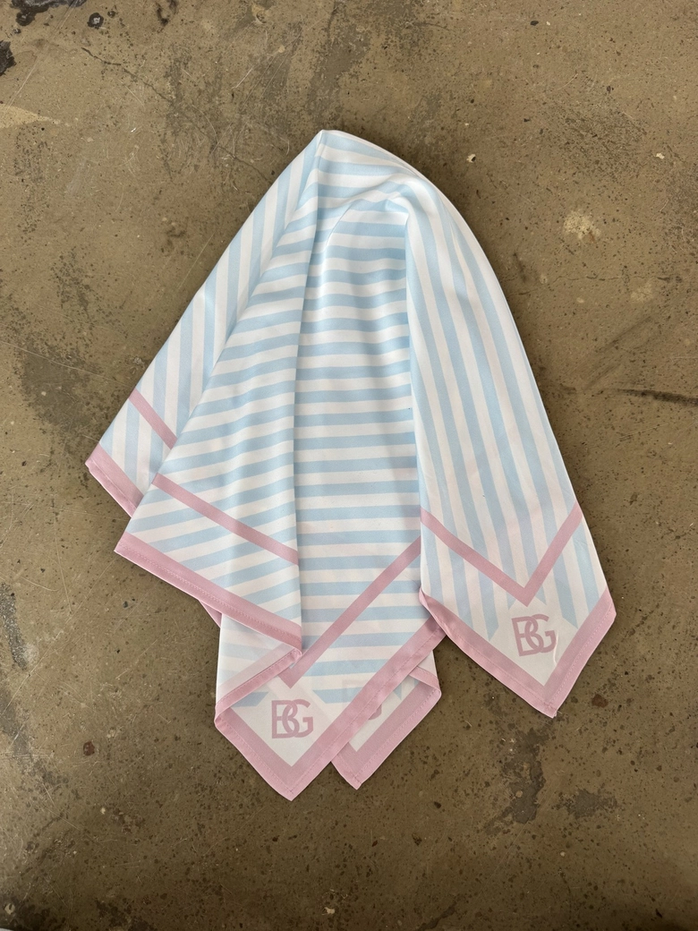 Apaszka BG Apart | błękit - róż