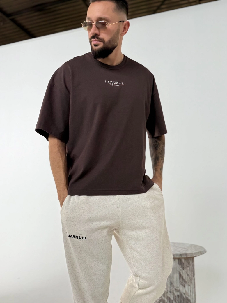 Tshirt CORE czekolada