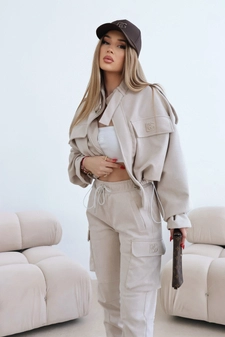 Kurtka damska BG Military | beż