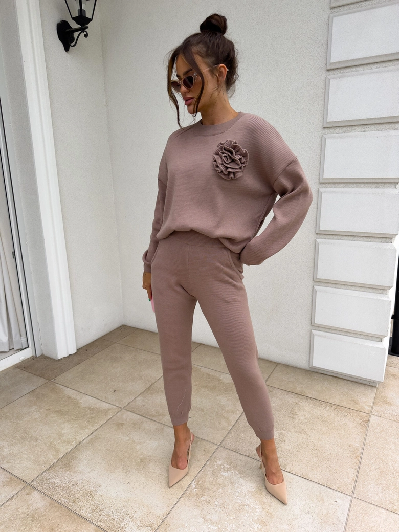 Komplet DELANI LONG – mokka N16589