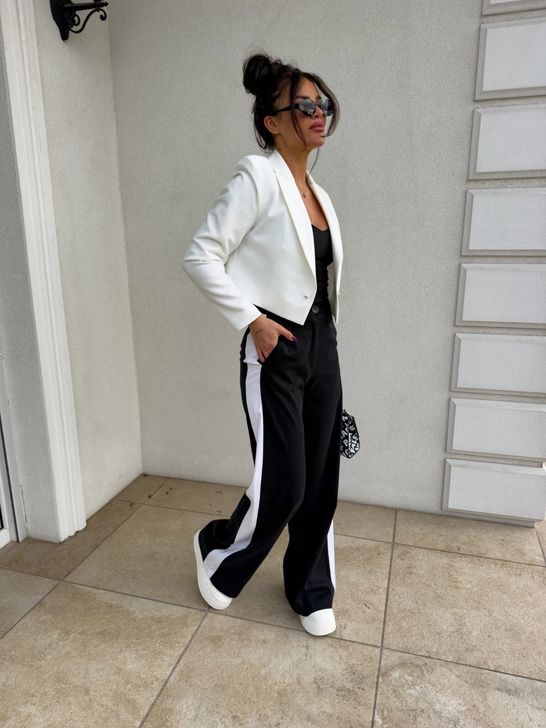 Marynarka SLIM - ecru