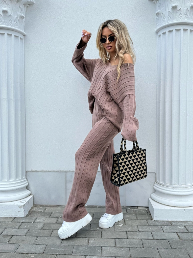 Komplet CANDICE – mokka