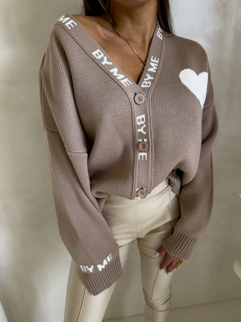 Kardigan SERCA - beżowy