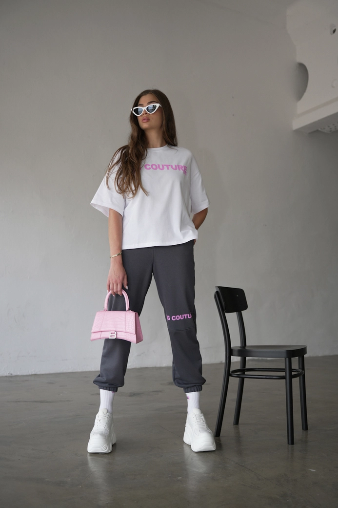 T-Shirt damski BG Cutie | biały C17619