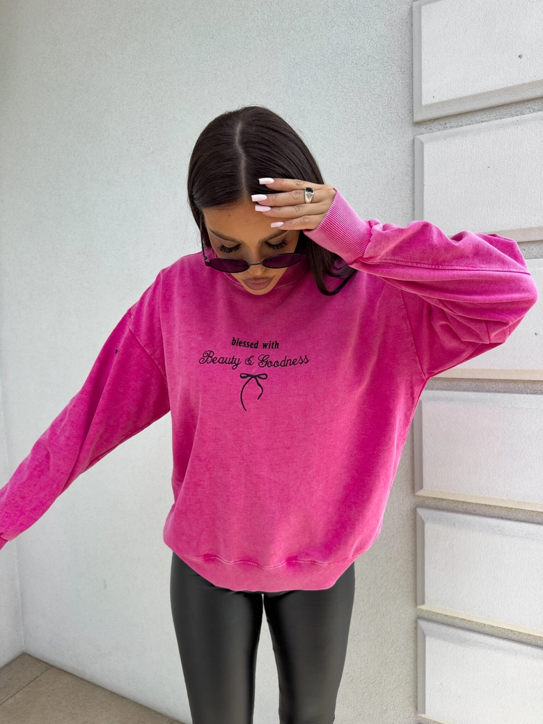 Bluza GOODNESS - różowa