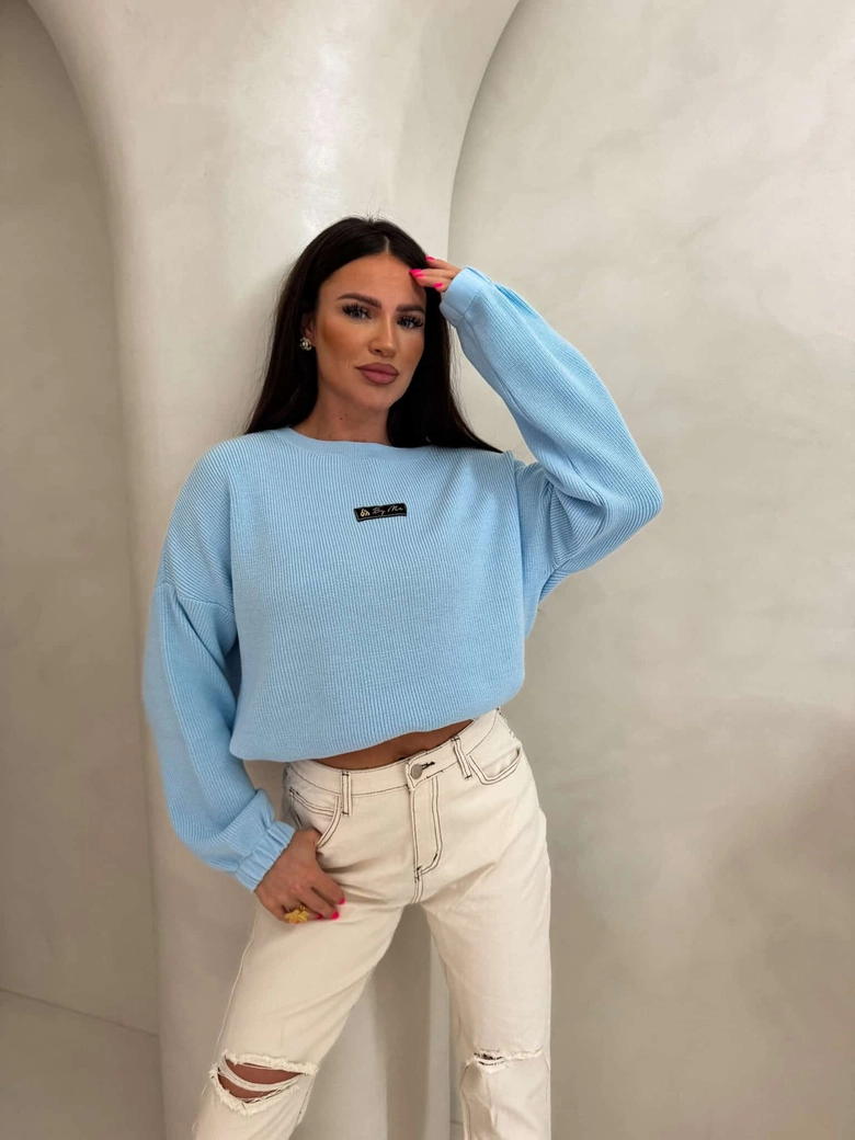 Sweter CANOA – niebieski