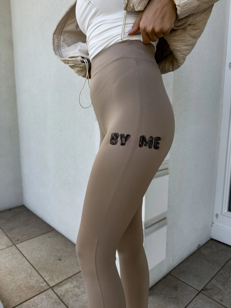 Legginsy WOW - beżowe