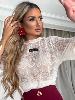 Bluzka PEROLA – ecru