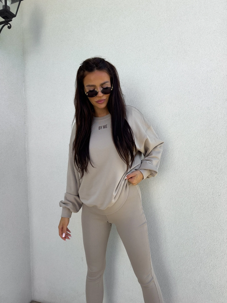 Bluza COTTON - taupe