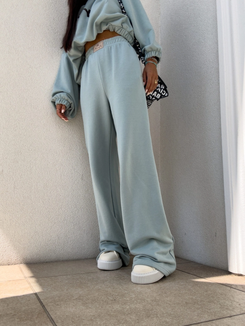 Spodnie SEVEN – szałwiowe