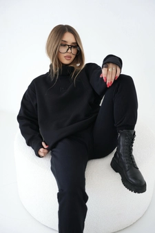 Bluza damska BG Say yes | czarny