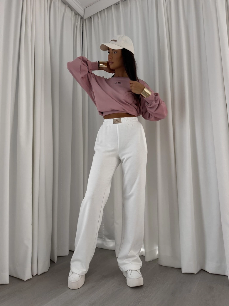 Bluza COTTON - brudny róż