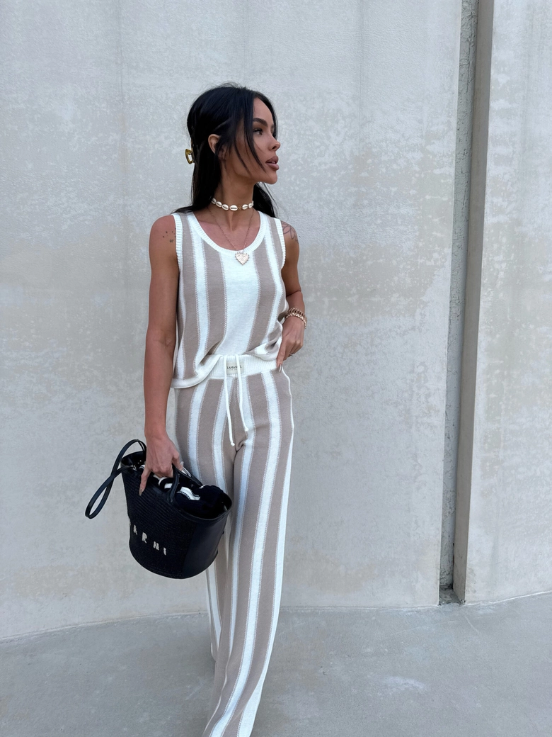 Komplet SANDY ecru/beż