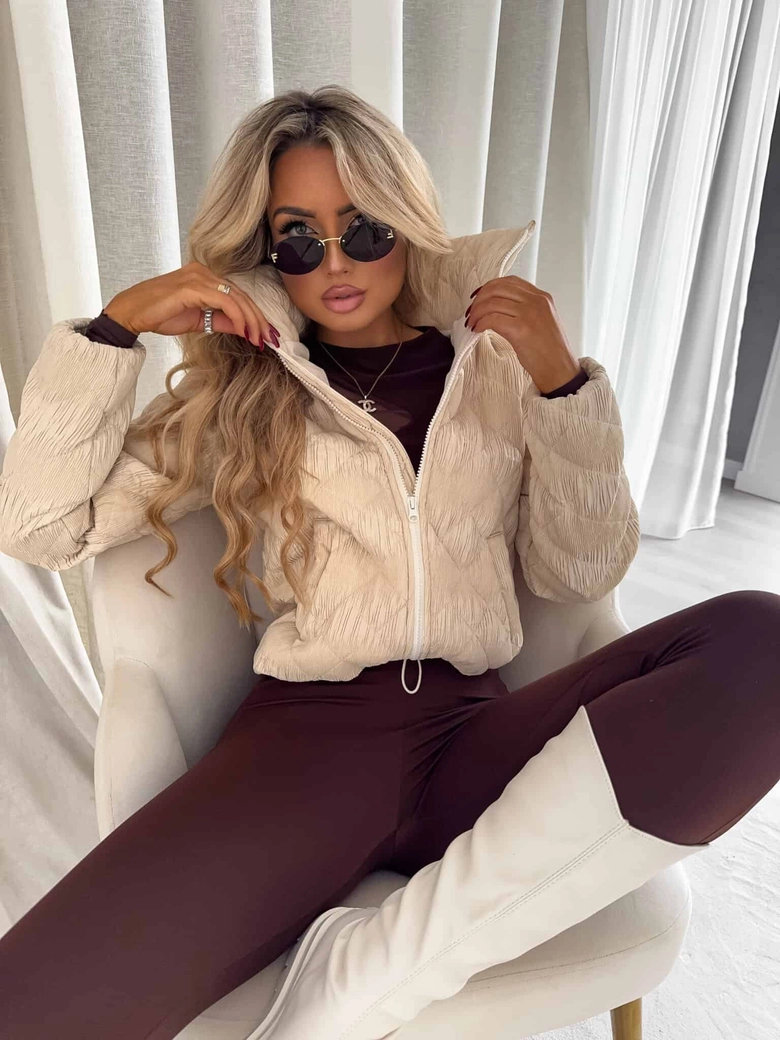 Kurtka VESTE II – jasny beż