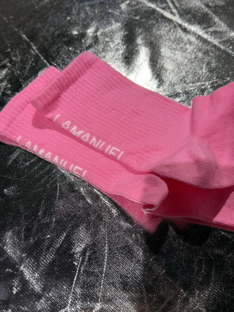 Skarpety EDIT baby pink