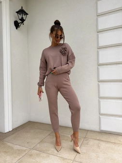 Komplet DELANI LONG – mokka N16589