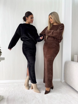 Komplet WINTER - czarny N19023