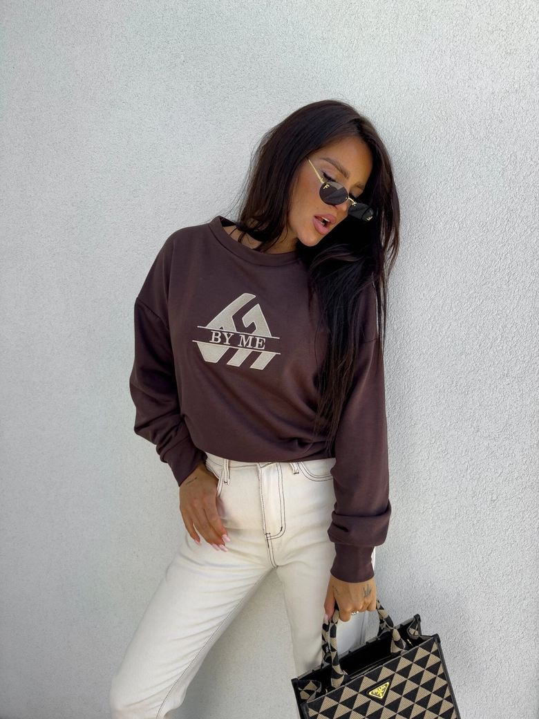 Bluza LUXIT – czekoladowa