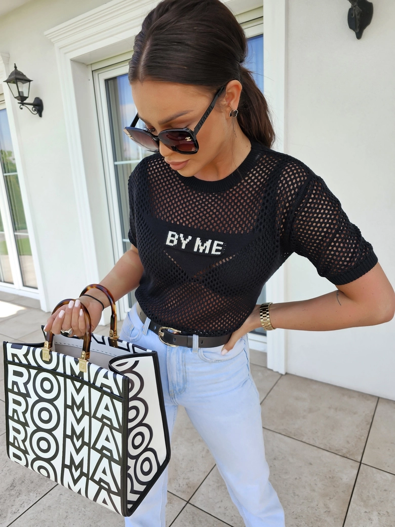 Sweter FOCUS – czarny