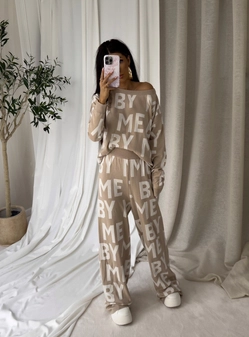 Komplet MORE – beżowy