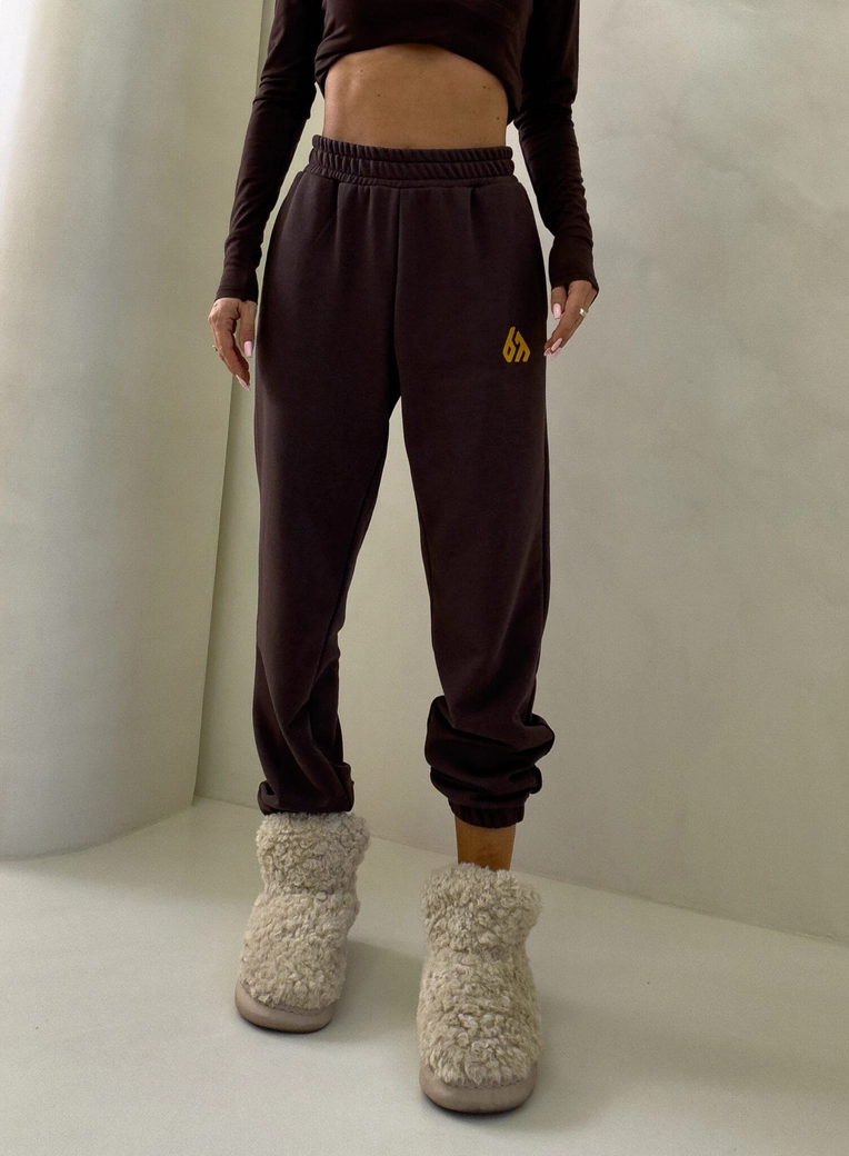 Spodnie DUO – czekoladowe