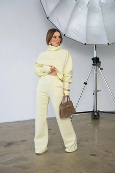 Komplet dresowy damski BG Neris | masełko