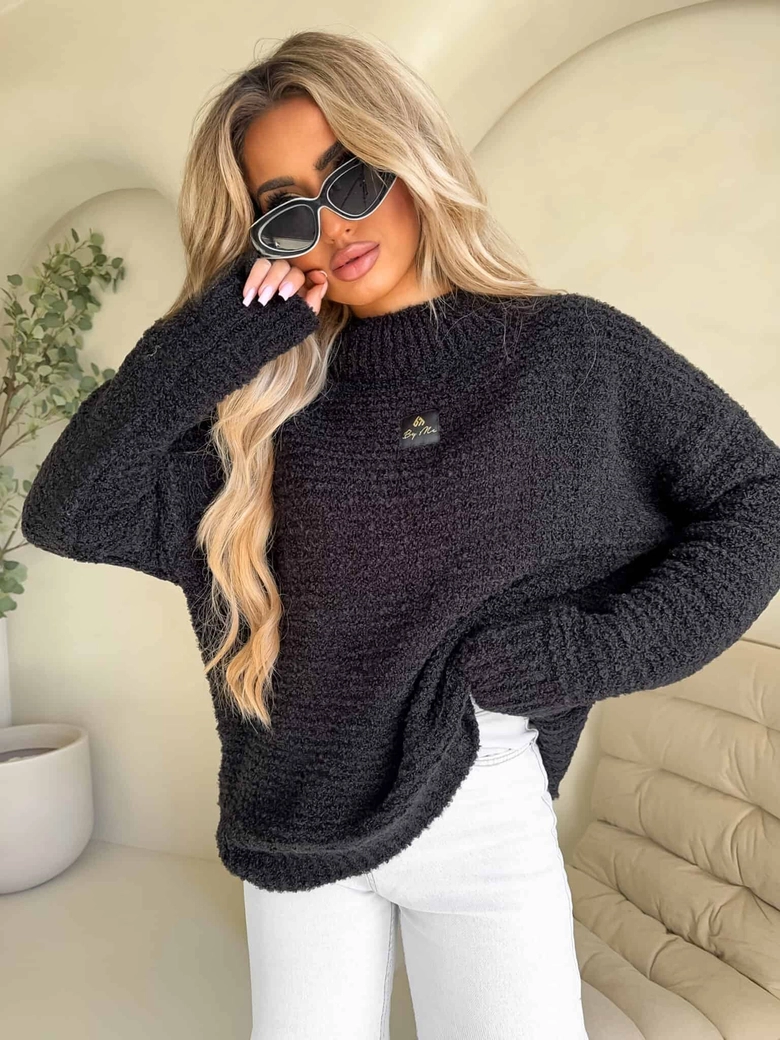 Sweter BUCLA – czarny