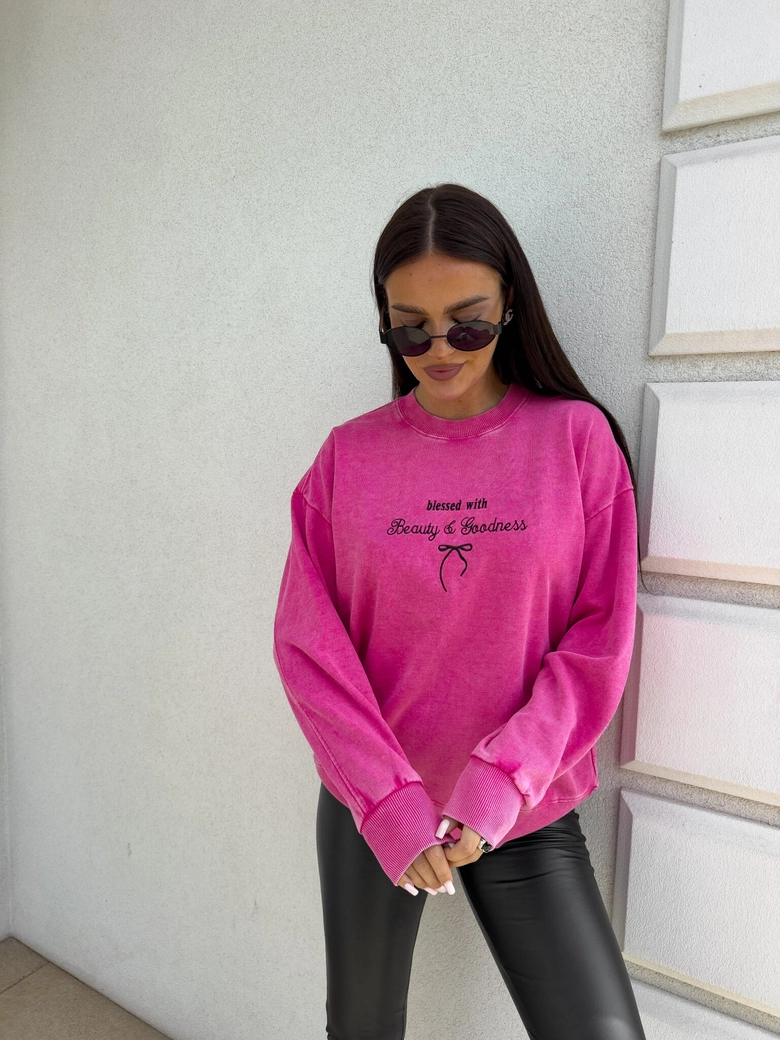 Bluza GOODNESS - różowa