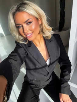 Komplet CEKINY – czarny