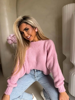 Sweter LEGEND – jasny róż