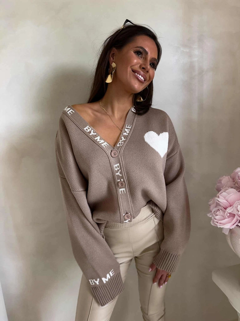 Kardigan SERCA - beżowy