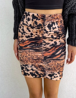 Spódnica MARSZCZONA – safari