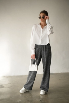 Spodnie damskie BG Mariah | grafit (print) T18504