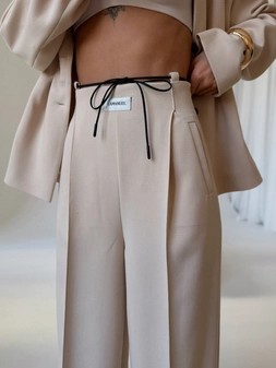 Spodnie BUSINESS beż