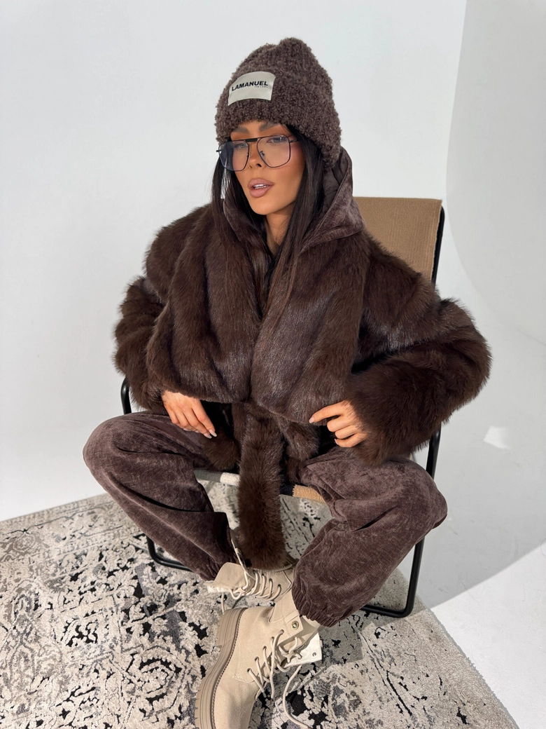 Kurtka FUZZY czekolada