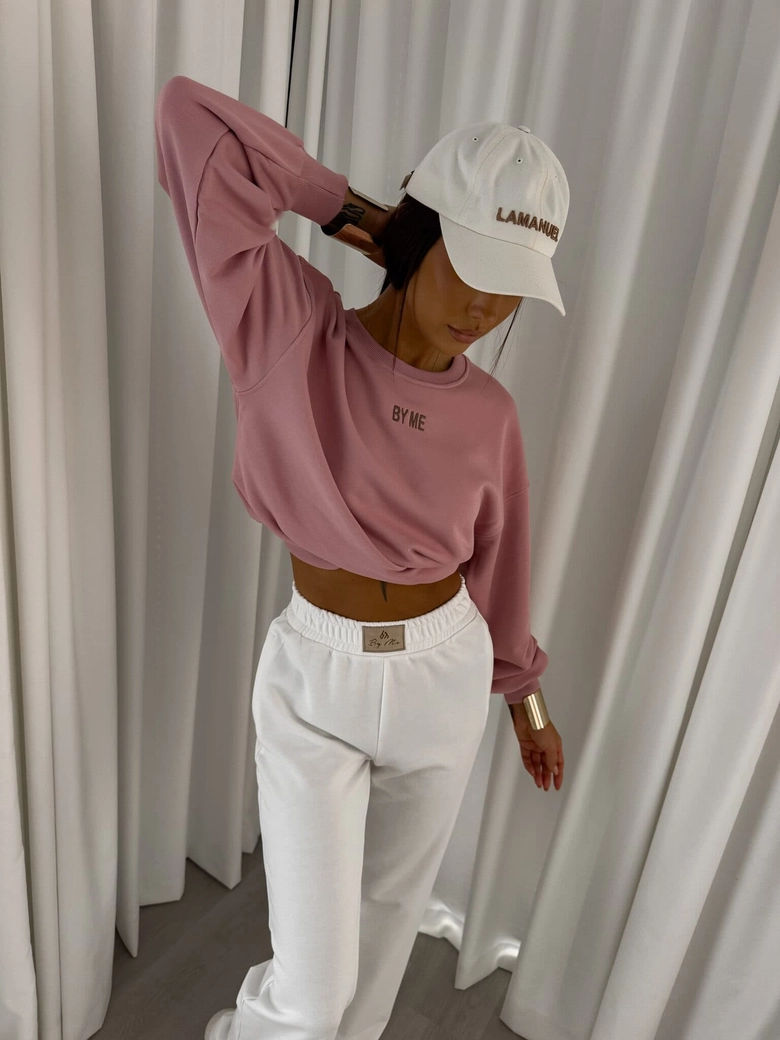 Bluza COTTON - brudny róż