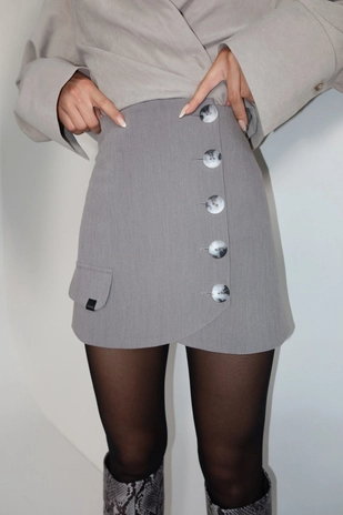 Spódnica FOLD szara