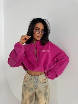 Bluza WARM UP fuksja